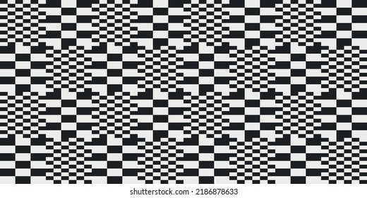 Chequeros alternativos grandes y pequeños. Simple vector de ajedrez para superficies de impresión.