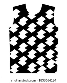 checkers print for t-shirt graphic vector