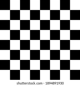 Checkers seamless pattern on white background.