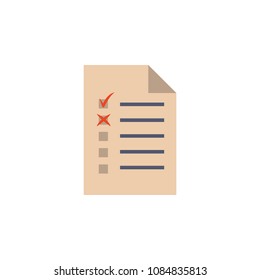 check-in form colored icon. Element of bankings for mobile concept and web apps. Detailed check-in form colored icon can be used for web and mobile. Premium icon on white background