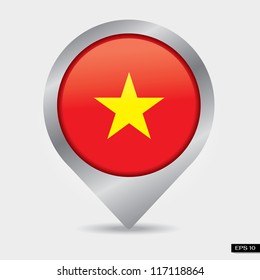 Check-in vietnam flag