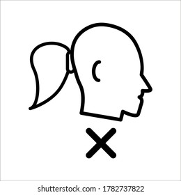 Checking body temperature icon coronavirus and covid 19, temperature scaning sign on white background