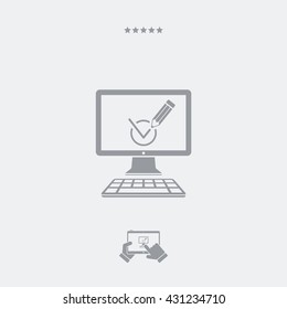 Checking computer options icon