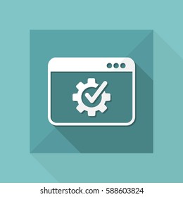 Checking computer performance icon