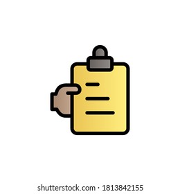 Icono de vector de gradiente de color de la marca