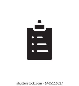 Checking, facture icon. Simple glyph, flat vector of project management icons for ui and ux, website or mobile application