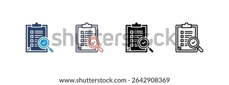 Checking Icon set multiple style collection
