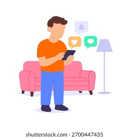 Verificando Notificações, monitorando atualizações e respostas do público