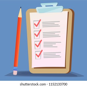 Checking on To Do List Top View