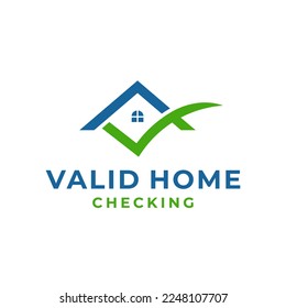 Einchecken auf dem Markt, ein Logo-Design für die Entwicklung von Immobilien