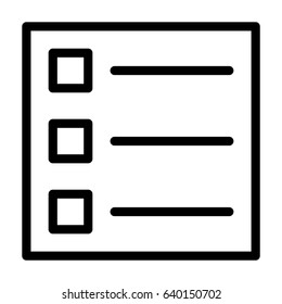 Checklist