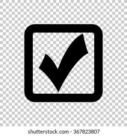 checklist  - black vector icon