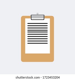 Checklist Board Icon Vector Illustration
