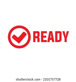 Checklist button in circle vector illustration isolated on white background