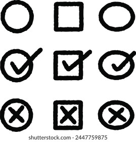 Checklist check choice correct mark