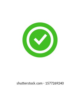 Checklist, Check mark logo icon design template vector illustration