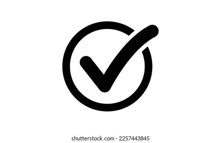 checklist, check mark, check logo stylized creative design template