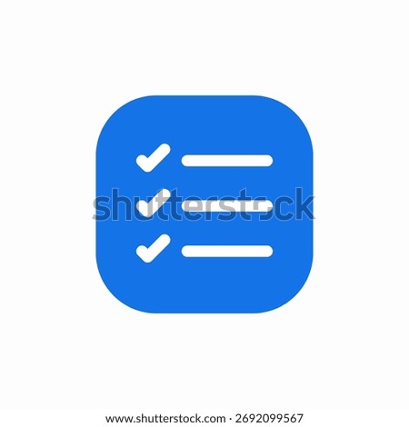 checklist checkamrk icon sign vector