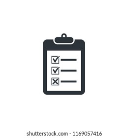 checklist checkboard icon vector
