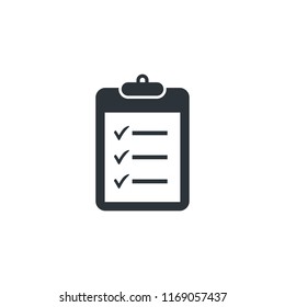 checklist checkboard icon vector