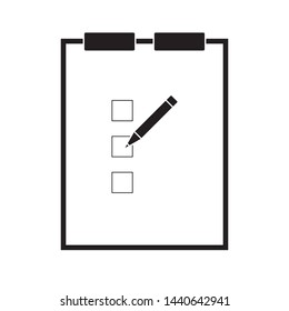 checklist checkboard icon vector illustration