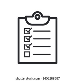 Checklist checkmark Icon symbol logo sign , vector, eps 10