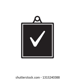 checklist checkmark icon vector