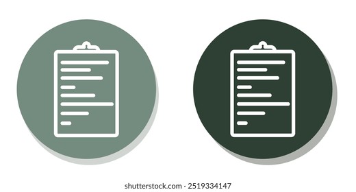 checklist clip board icon abstract illustration