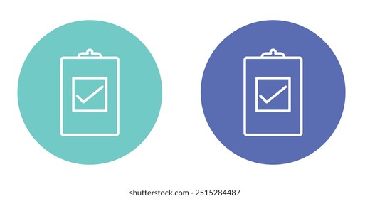 checklist clip icon set illustration abstract vector