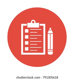 checklist clipboard document