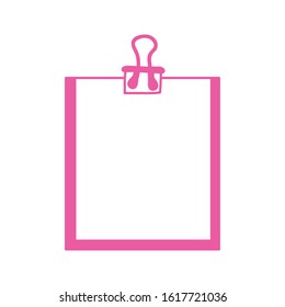 checklist clipboard document isolated icon vector illustration design