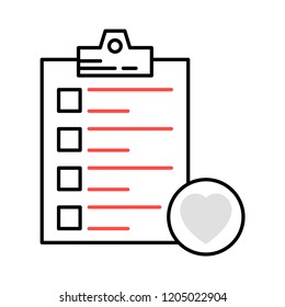 checklist   clipboard  favorite  