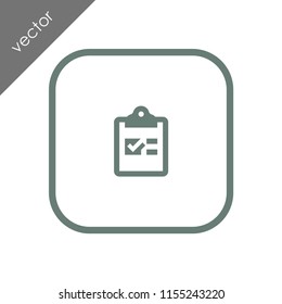 checklist clipboard icon