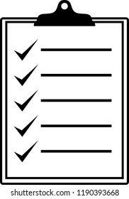 checklist clipboard icon