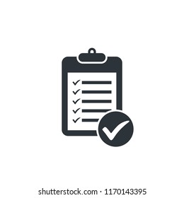 checklist clipboard icon checkmark icon