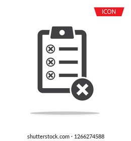 checklist clipboard icon checkmark icon vector isolated on white background.