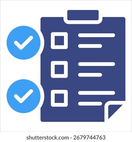 Checklist Clipboard Icon Element For Design