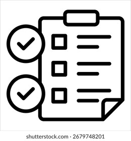 Elemento De Ícone Da Área De Transferência Da Lista De Verificação Para Design