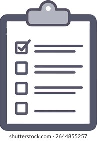 Checklist Clipboard Icon Task Management and Organization Illustration