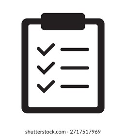 Checklisten-Zwischenablagensymbol für Aufgabenverwaltung und Produktivität