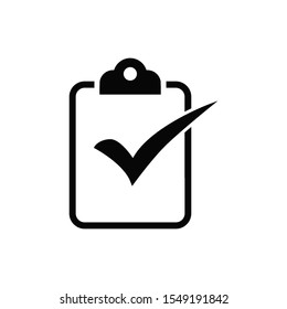checklist clipboard icon trendy flat design