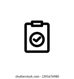 checklist clipboard icon vector illustration