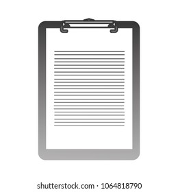 checklist clipboard isolated icon