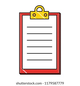 checklist clipboard isolated icon