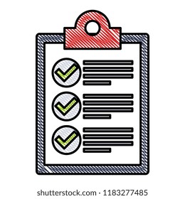 checklist clipboard isolated icon