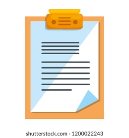 checklist clipboard isolated icon