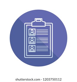 checklist clipboard isolated icon