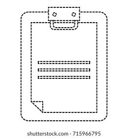 checklist clipboard isolated icon