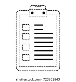 checklist clipboard isolated icon