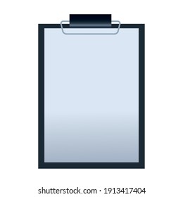 checklist clipboard mockup branding element icon vector illustration design